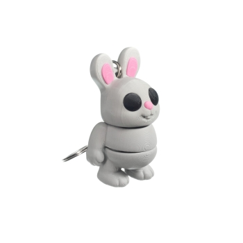 Zając szary - brelok do kluczy